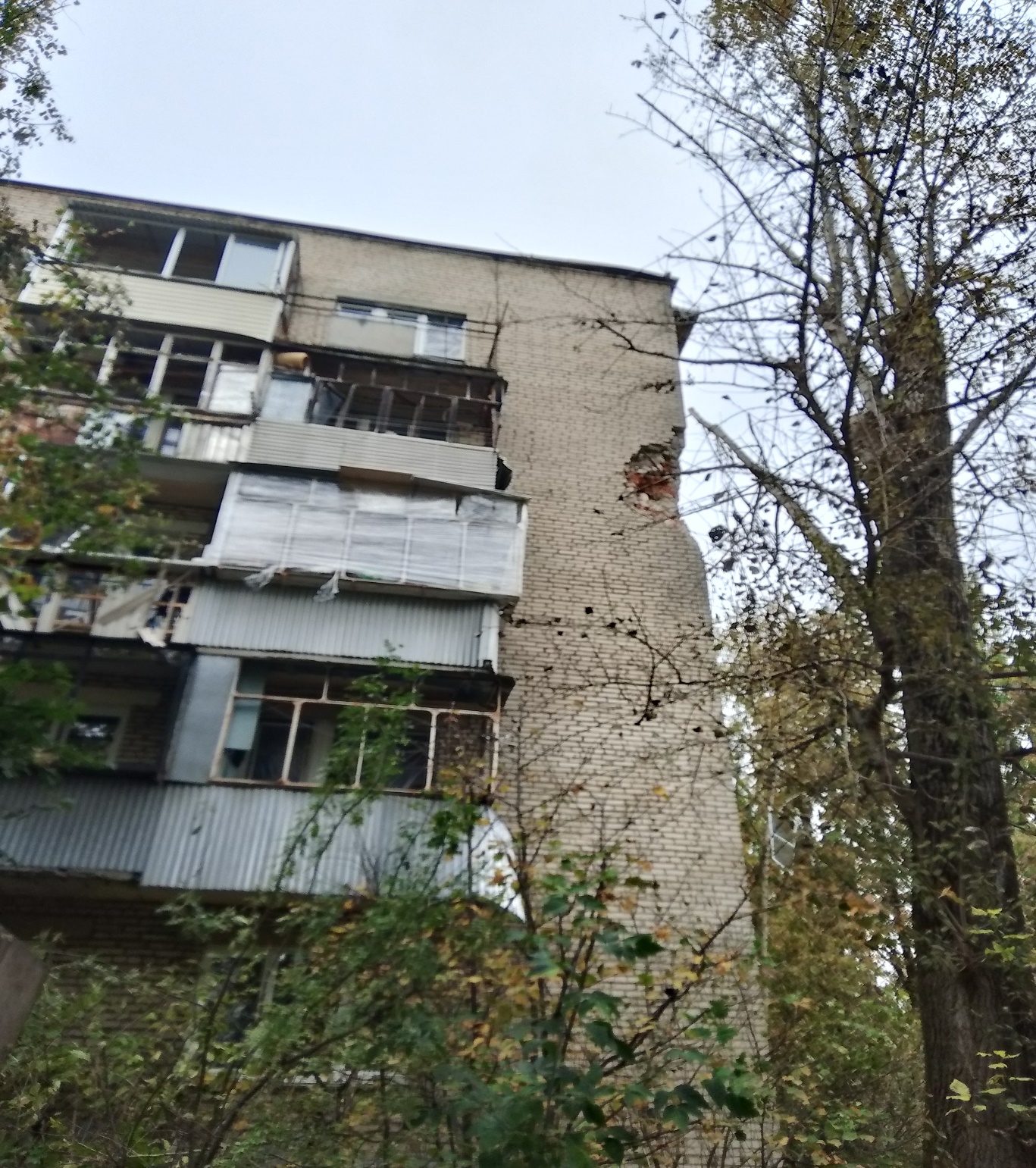 Квартира в Истре после падения БПЛА